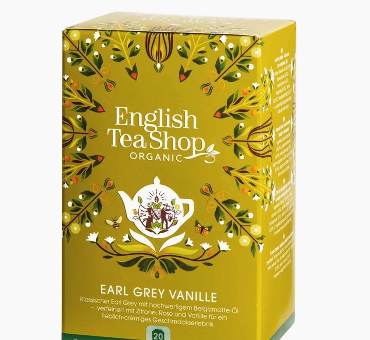 ETS - Earl Grey Vainilla, BIO, 20 bolsitas de té