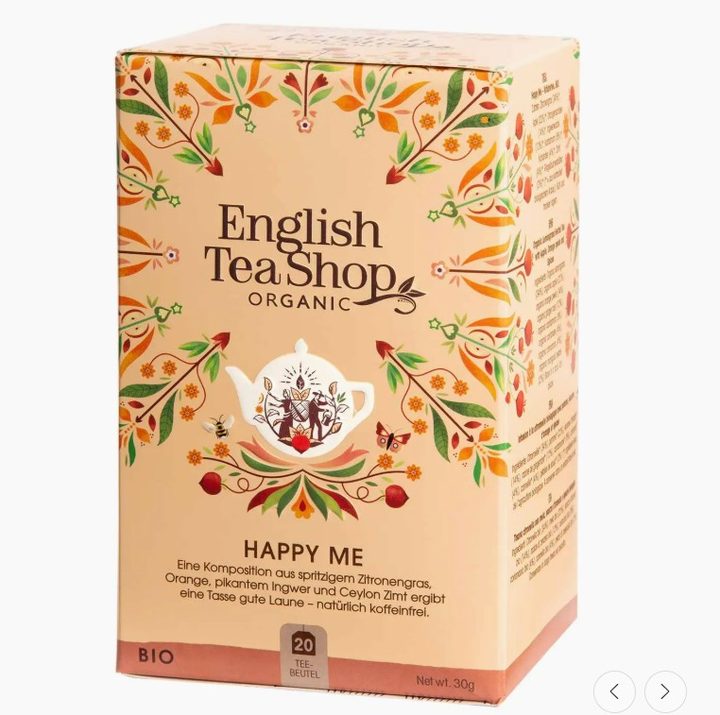 ETS - Happy Me, BIO Té de Bienestar, 20 bolsitas de té