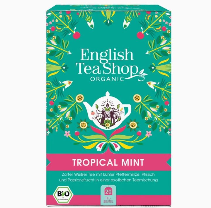 ETS - Menta tropical, ecológico, 20 bolsitas de té