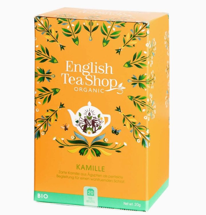 Manzanilla orgánica, 20 bolsas de té
