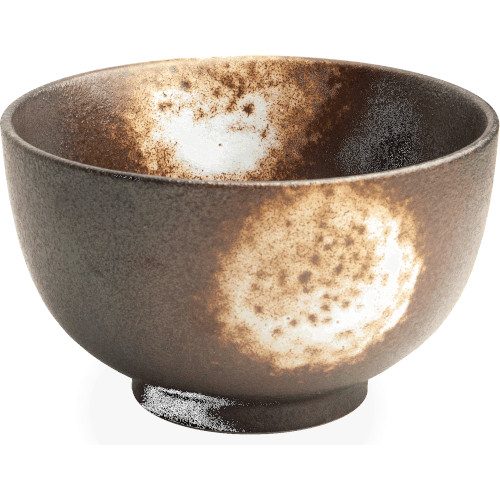 Cuenco kurobizen, cerámica para matcha 0,50 l