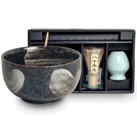 Set ansen, cerámica para matcha 0,50 l