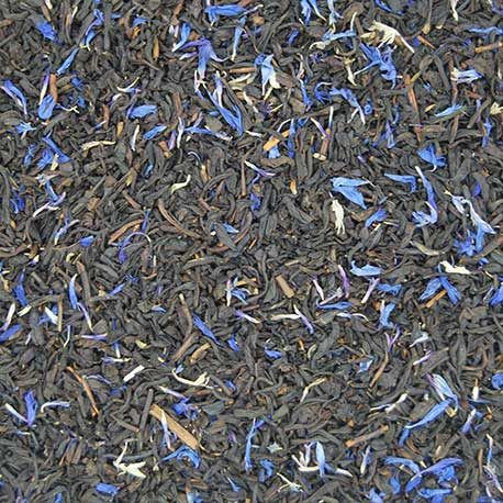 Té negro earl grey flor azul
